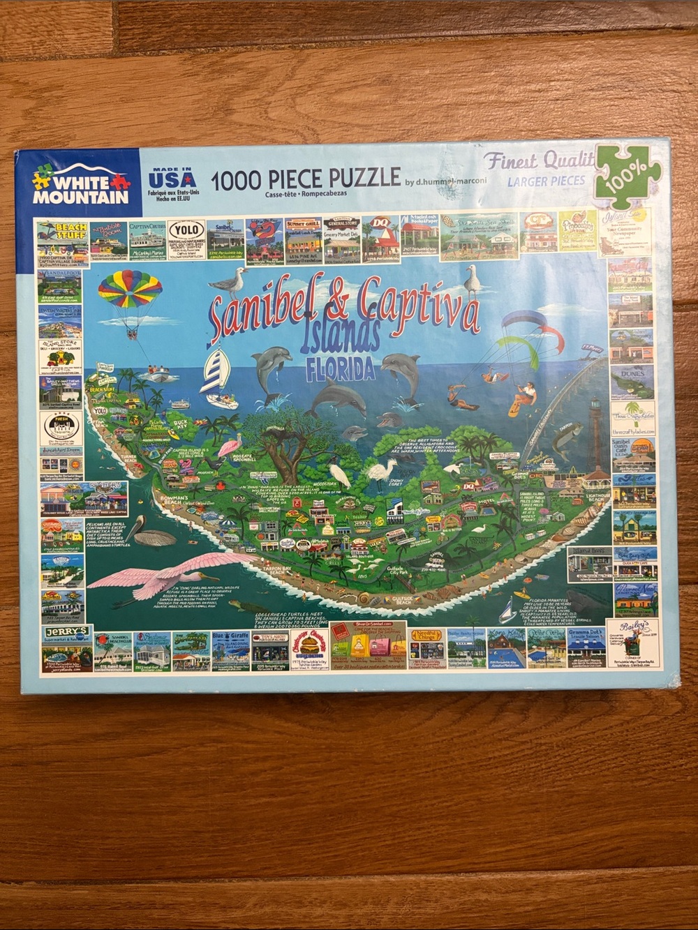 White Mountain 1000-Piece Puzzle 🧩 Sanibel & Captiva Islands Florida